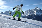 Skifahren im Hochpustertal in den Sextner Dolomiten
