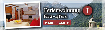 Ferienwohnung 1 für 2 bis 4 Personen