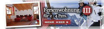 Ferienwohnung 3 für 2 bis 4 Personen